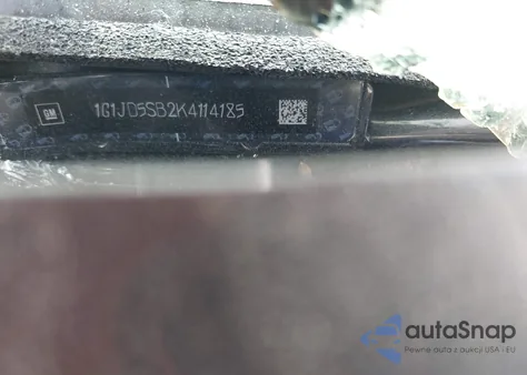 2019 Chevrolet Sonic Lt Auto z USA, uszkodzony, nr VIN 1G1JD5SB2K4114185